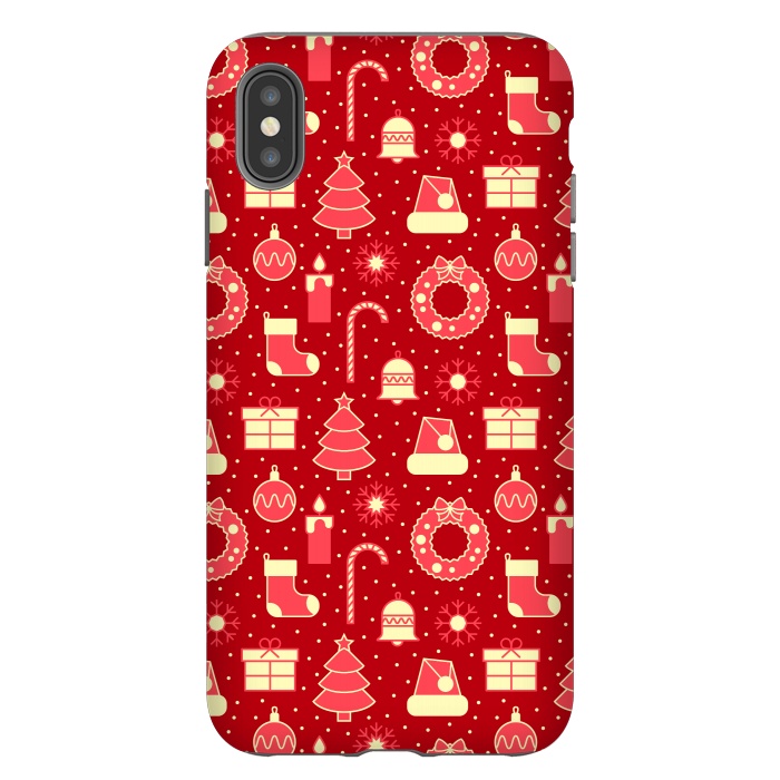 iPhone Xs Max StrongFit Favorite Red At Christmas by ArtsCase