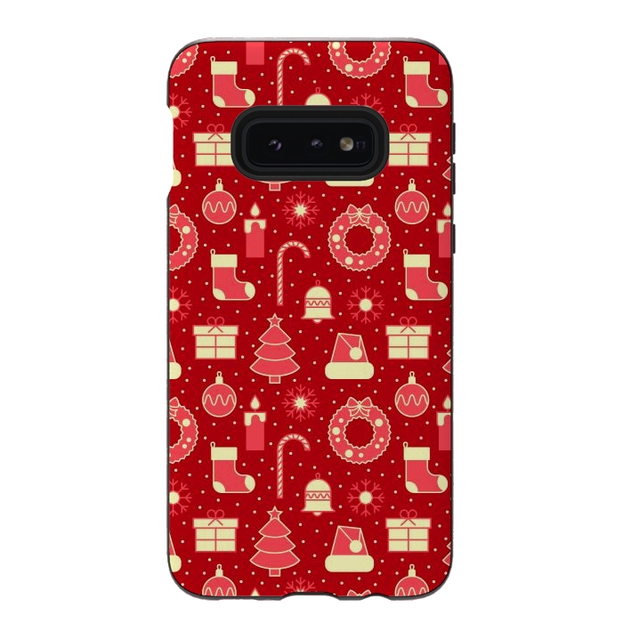 Galaxy S10e StrongFit Favorite Red At Christmas by ArtsCase