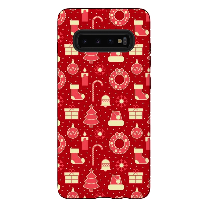 Galaxy S10 plus StrongFit Favorite Red At Christmas by ArtsCase