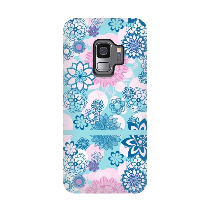 Galaxy S9 StrongFit Mandalas In Beautiful Pastel Colors by ArtsCase