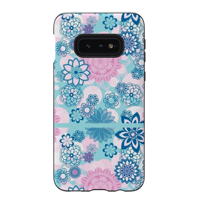 Galaxy S10e StrongFit Mandalas In Beautiful Pastel Colors by ArtsCase