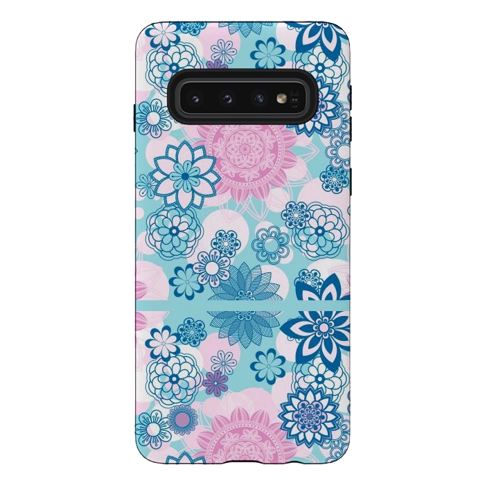 Galaxy S10 StrongFit Mandalas In Beautiful Pastel Colors by ArtsCase