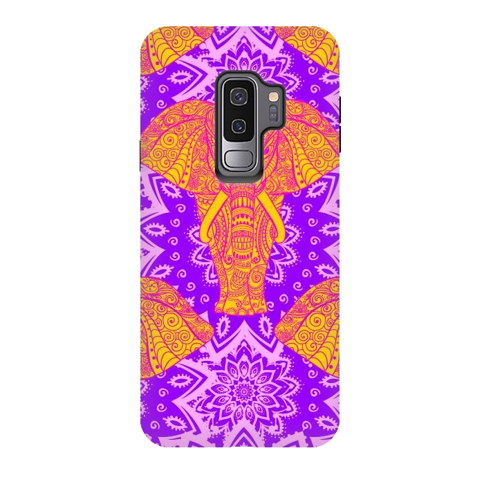 Galaxy S9 plus StrongFit Color Elephants by ArtsCase
