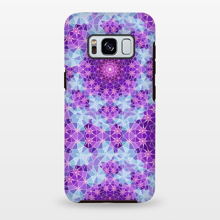 Galaxy S8 plus StrongFit Purple Mandala Ocean by ArtsCase