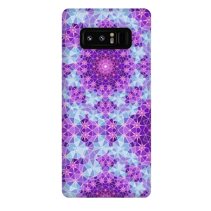 Galaxy Note 8 StrongFit Purple Mandala Ocean by ArtsCase