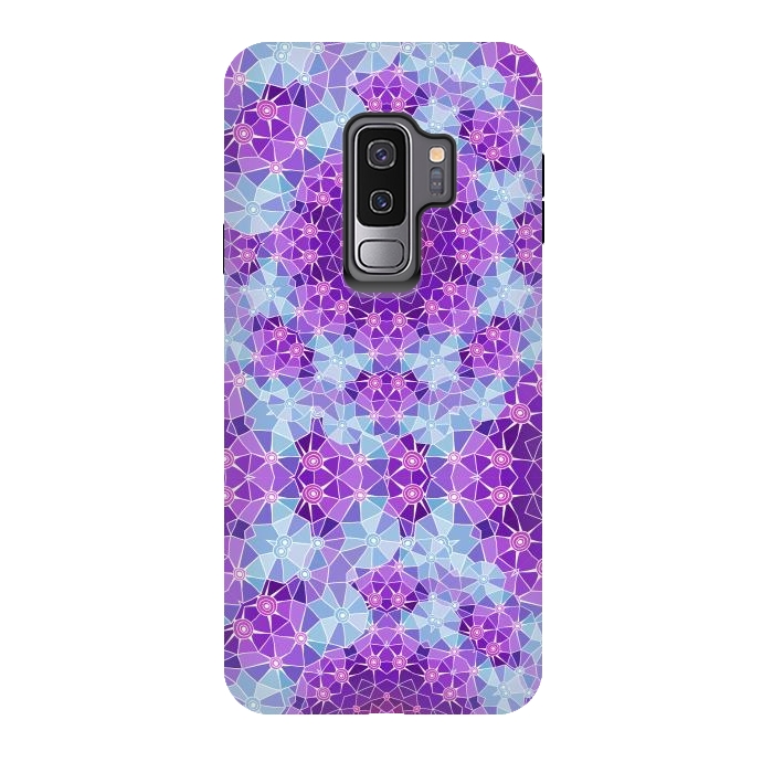 Galaxy S9 plus StrongFit Purple Mandala Ocean by ArtsCase