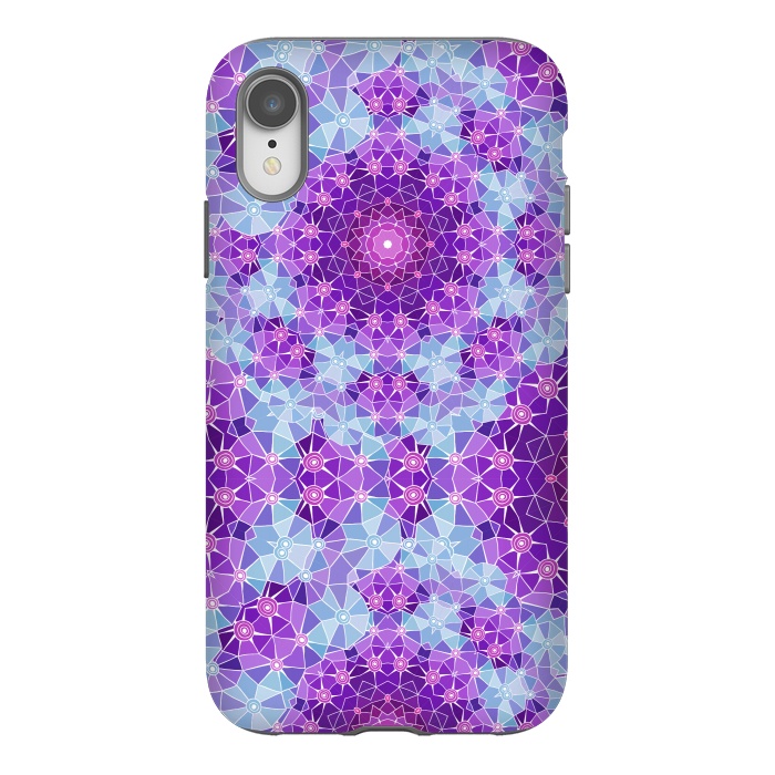 iPhone Xr StrongFit Purple Mandala Ocean by ArtsCase