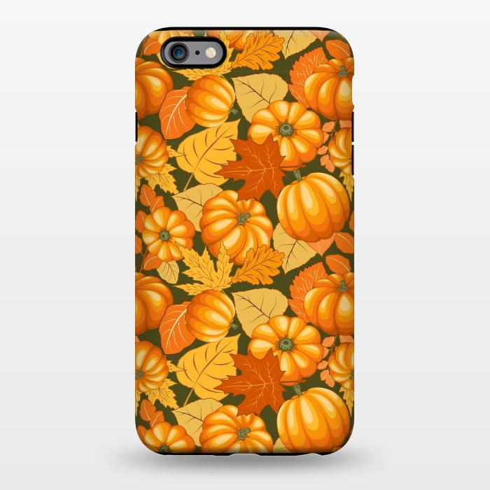 iPhone 6/6s plus StrongFit Pumpkins and Autumn Leaves Party by BluedarkArt