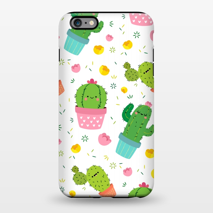 iPhone 6/6s plus StrongFit CACTUS PATTERN 2  by MALLIKA