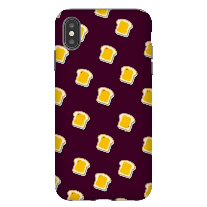 iPhone Xs Max StrongFit BREAD BUTTER PATTERN 2  by MALLIKA