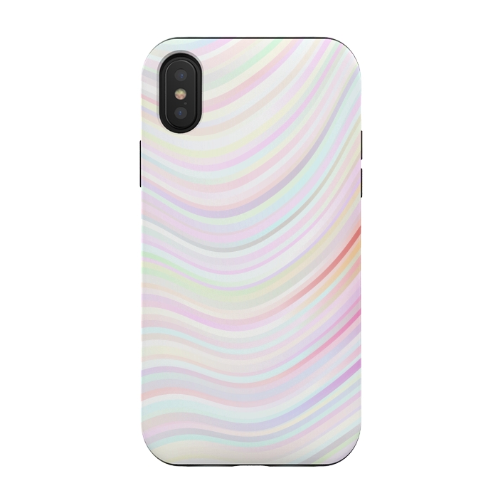 iPhone Xs / X StrongFit ABSTRACT LINES 3  by MALLIKA