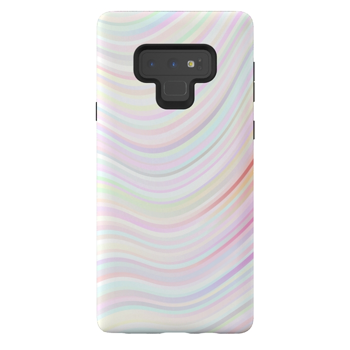 Galaxy Note 9 StrongFit ABSTRACT LINES 3  by MALLIKA