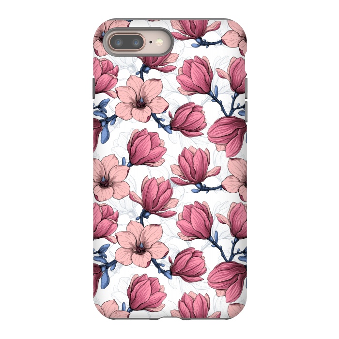 iPhone 7 plus StrongFit Magnolia garden by Katerina Kirilova