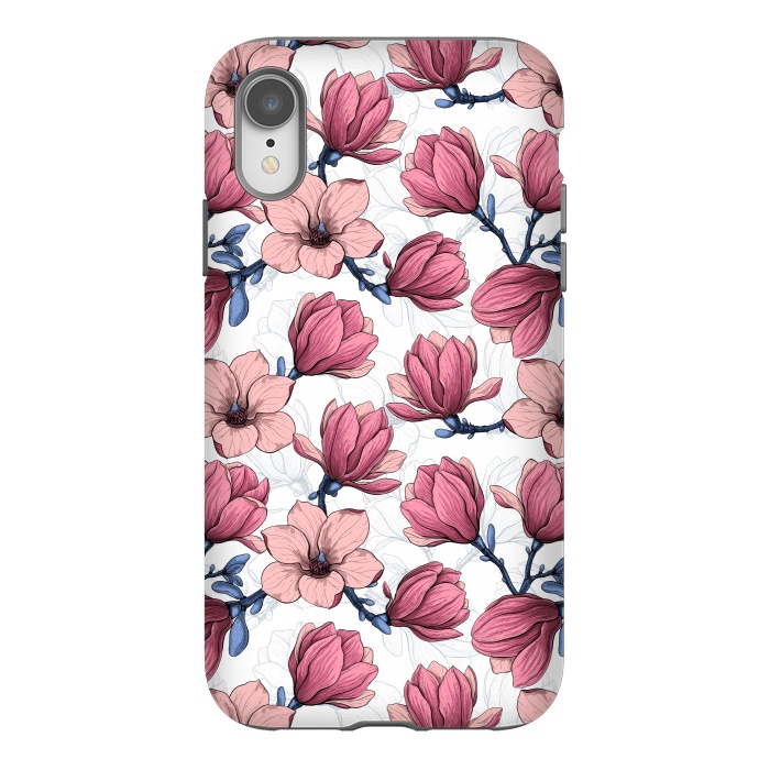 iPhone Xr StrongFit Magnolia garden by Katerina Kirilova