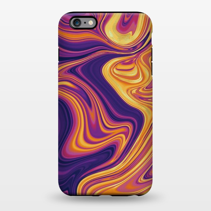 iPhone 6/6s plus StrongFit Fluid marbling with Swirls by ArtsCase