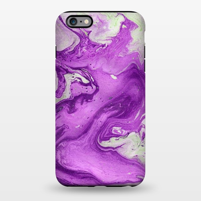 iPhone 6/6s plus StrongFit Hand painted marble design Violet and beige by ArtsCase