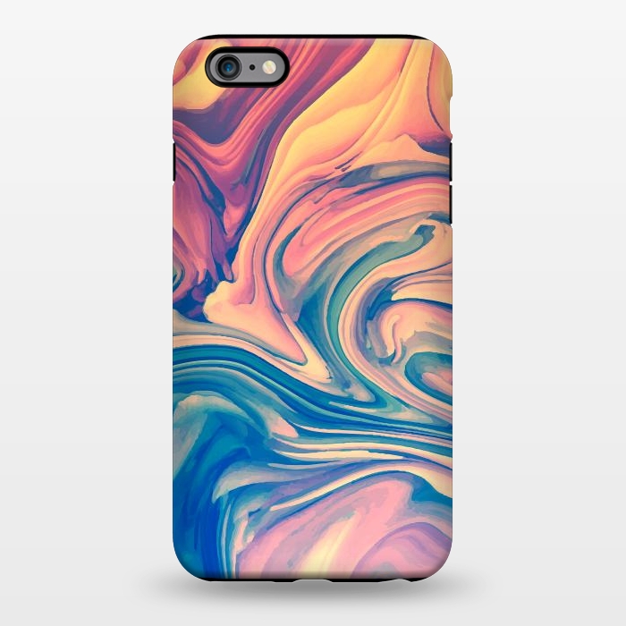 iPhone 6/6s plus StrongFit Marble Paint splash Colorful fluid by ArtsCase