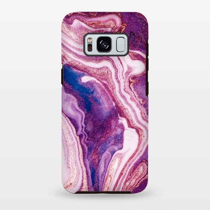 Galaxy S8 plus StrongFit swirls of marble by ArtsCase