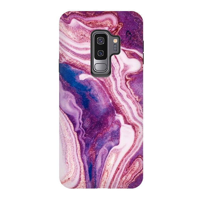 Galaxy S9 plus StrongFit swirls of marble by ArtsCase