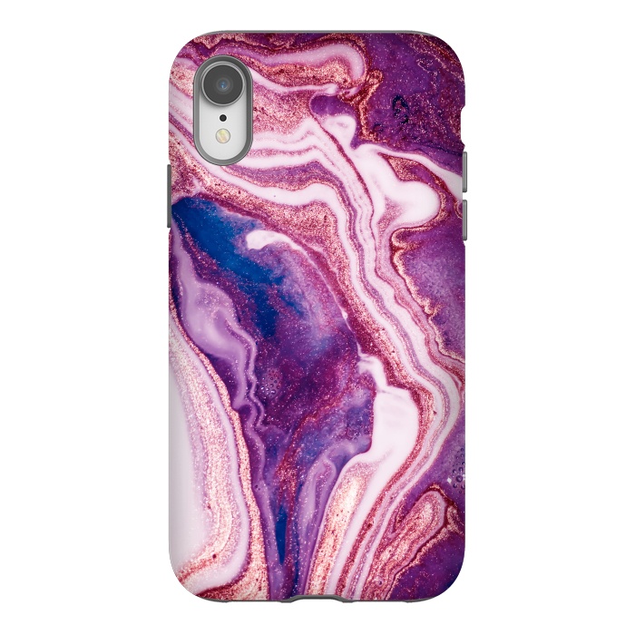 iPhone Xr StrongFit swirls of marble by ArtsCase