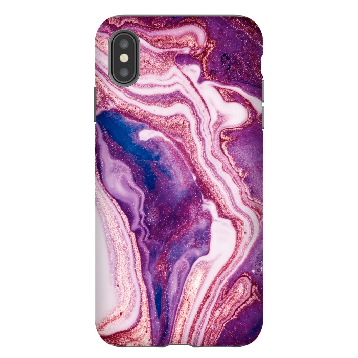 iPhone Xs Max StrongFit swirls of marble by ArtsCase