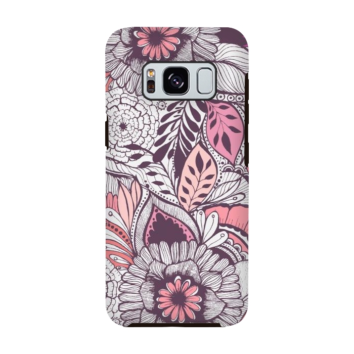 Galaxy S8 StrongFit WildFlorals  by Rose Halsey