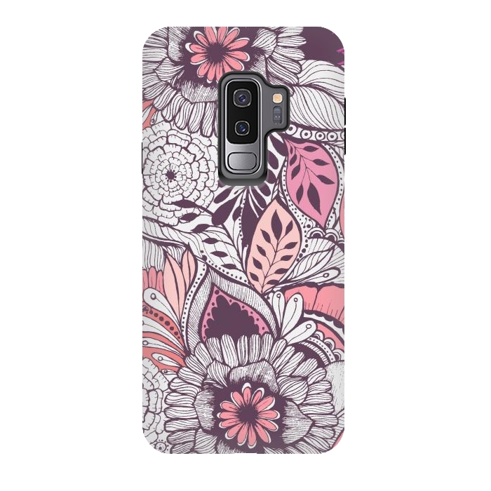 Galaxy S9 plus StrongFit WildFlorals  by Rose Halsey