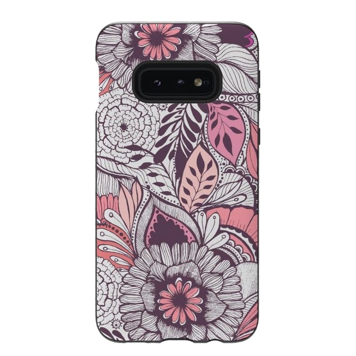 Galaxy S10e StrongFit WildFlorals  by Rose Halsey
