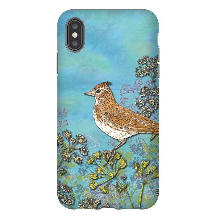 iPhone Xs Max StrongFit Summer Skylark by Lotti Brown