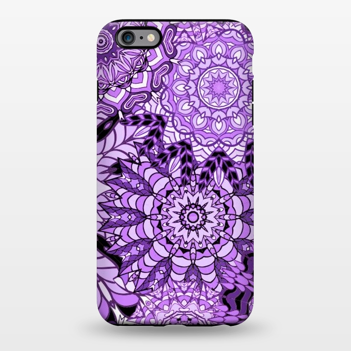 iPhone 6/6s plus StrongFit Rain Of Purple Mandalas by ArtsCase