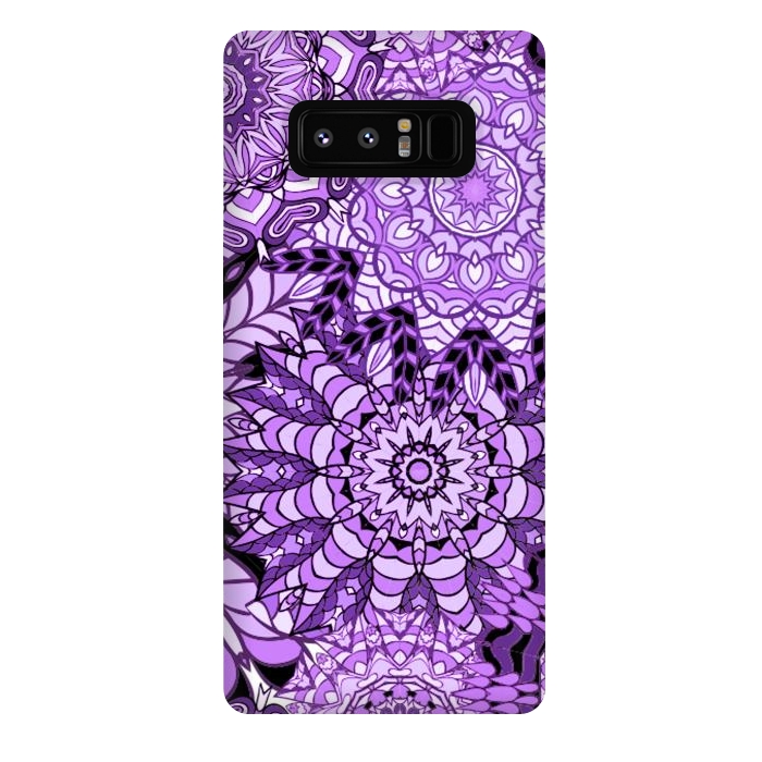 Galaxy Note 8 StrongFit Rain Of Purple Mandalas by ArtsCase