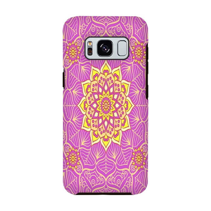 Galaxy S8 StrongFit center of the universe in mandala by ArtsCase