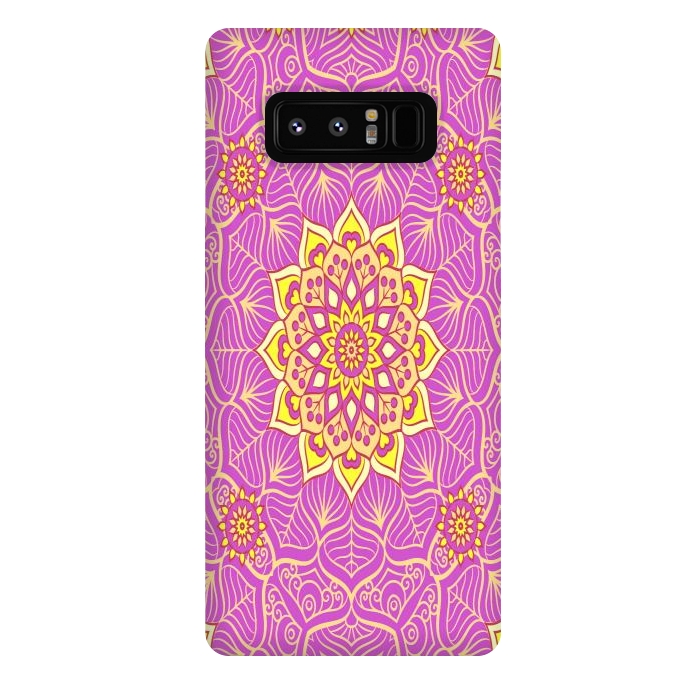 Galaxy Note 8 StrongFit center of the universe in mandala by ArtsCase