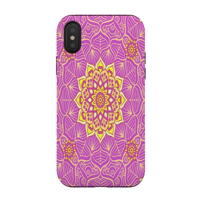 iPhone Xs / X StrongFit center of the universe in mandala by ArtsCase