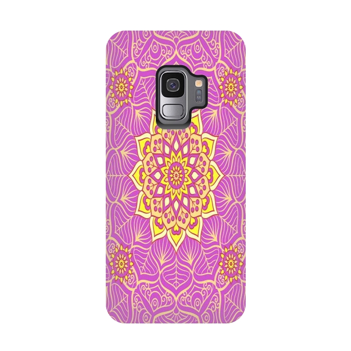 Galaxy S9 StrongFit center of the universe in mandala by ArtsCase