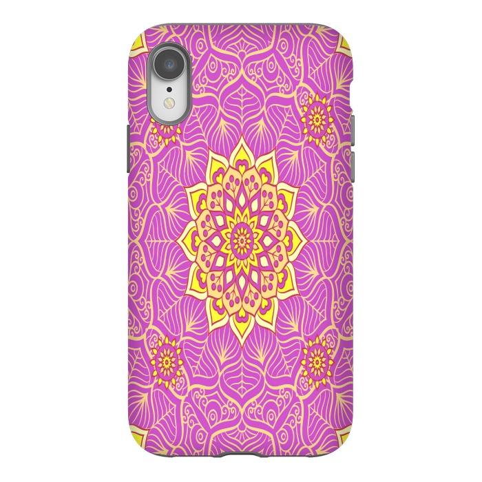 iPhone Xr StrongFit center of the universe in mandala by ArtsCase