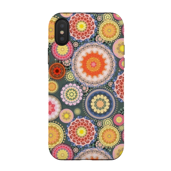 iPhone Xs / X StrongFit mandalas in ellipses by ArtsCase