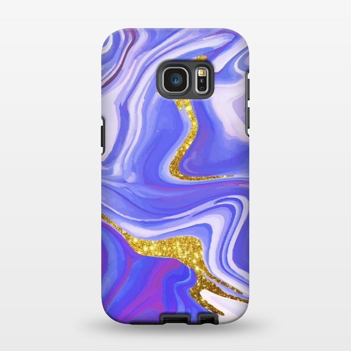 Galaxy S7 EDGE StrongFit Paint splash Colorful fluid by ArtsCase