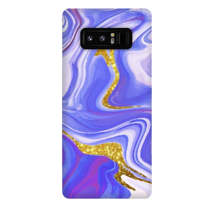 Galaxy Note 8 StrongFit Paint splash Colorful fluid by ArtsCase