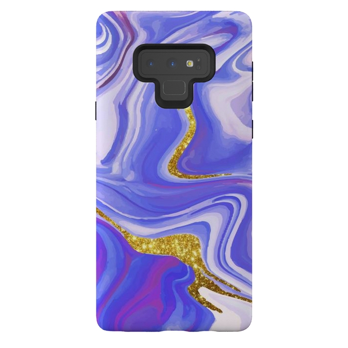 Galaxy Note 9 StrongFit Paint splash Colorful fluid by ArtsCase
