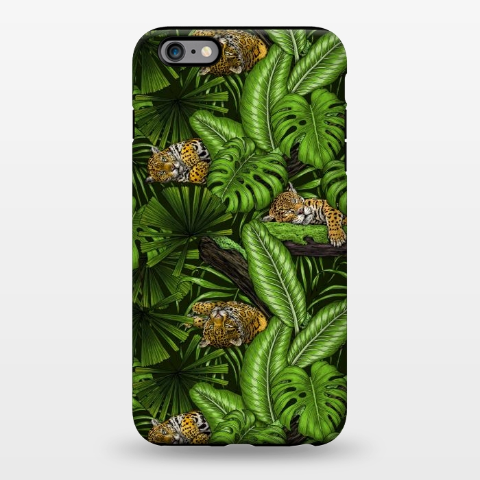 iPhone 6/6s plus StrongFit Jungle kitties by Katerina Kirilova