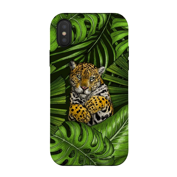 iPhone Xs / X StrongFit Jaguar 3 by Katerina Kirilova