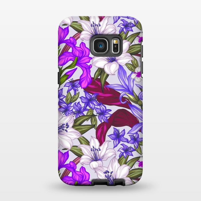 Galaxy S7 EDGE StrongFit lilies flowers happy for you by ArtsCase