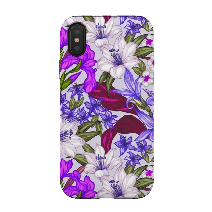 iPhone Xs / X StrongFit lilies flowers happy for you by ArtsCase