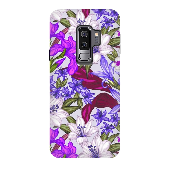 Galaxy S9 plus StrongFit lilies flowers happy for you by ArtsCase