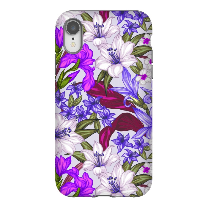 iPhone Xr StrongFit lilies flowers happy for you by ArtsCase