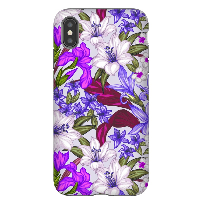 iPhone Xs Max StrongFit lilies flowers happy for you by ArtsCase