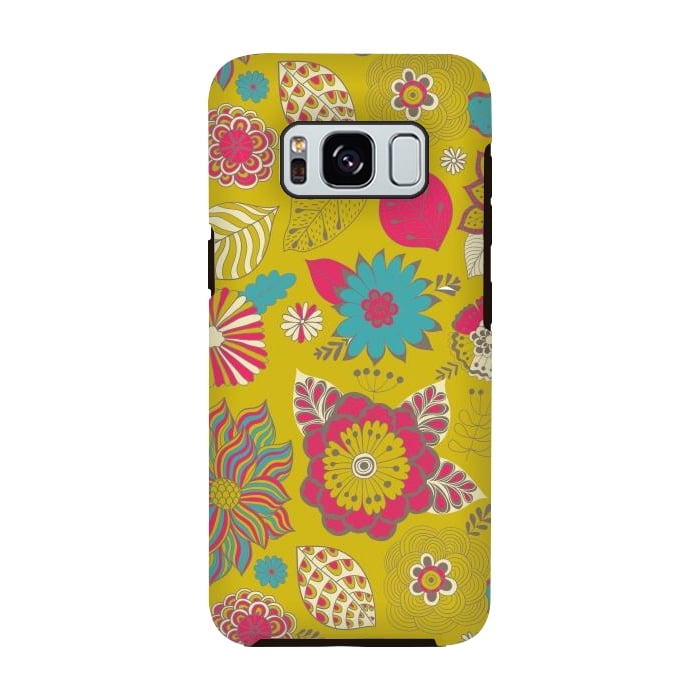 Galaxy S8 StrongFit country flowers for summer by ArtsCase