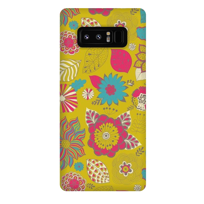 Galaxy Note 8 StrongFit country flowers for summer by ArtsCase