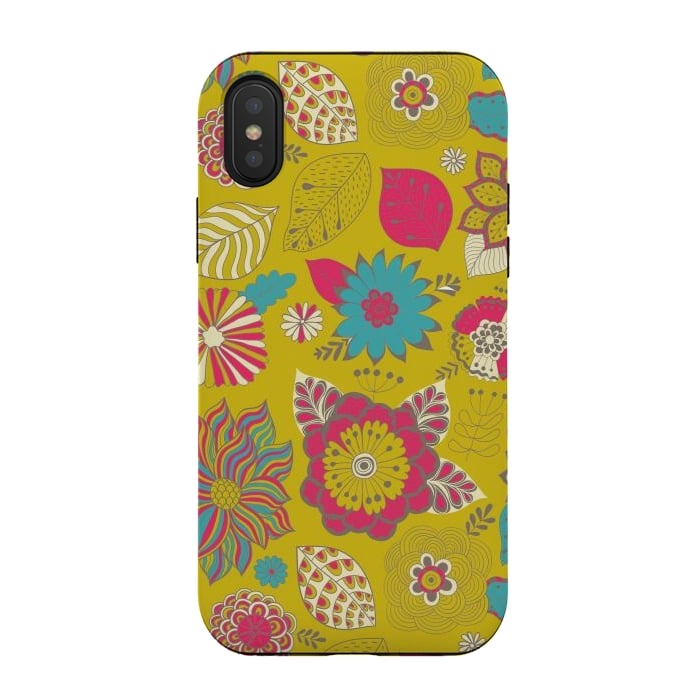 iPhone Xs / X StrongFit country flowers for summer by ArtsCase
